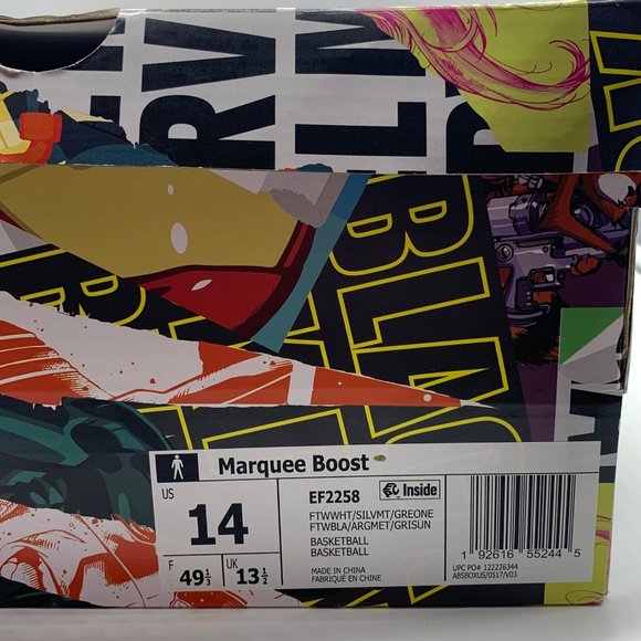 NEW Adidas Marvel Marquee Boost Thor Silver Red main image 5